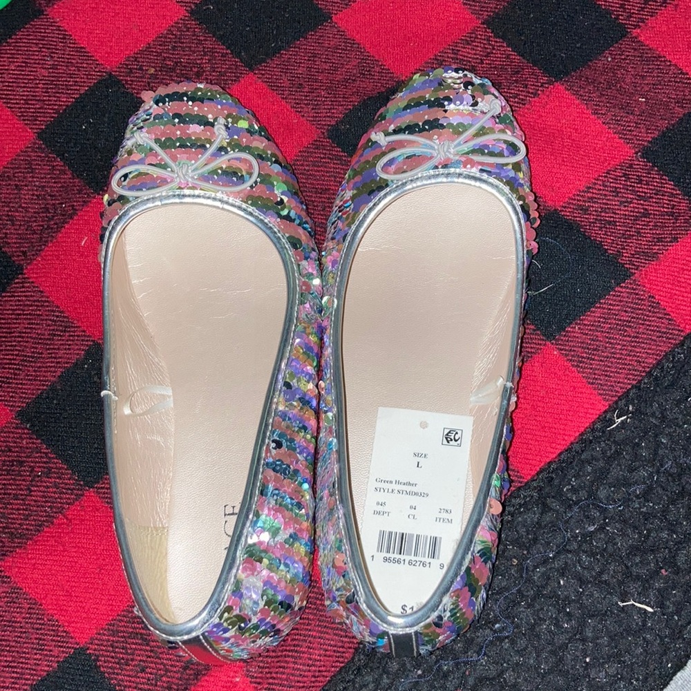 Girls new sparkle dress shoes